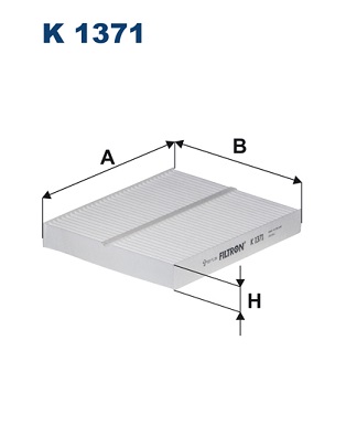 Filtru, aer habitaclu K 1371 FILTRON