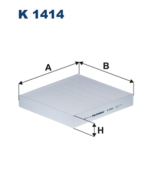 Filtru, aer habitaclu K 1414 FILTRON