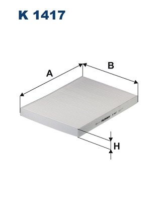 Filtru, aer habitaclu K 1417 FILTRON