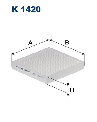 Filtru, aer habitaclu K 1420 FILTRON