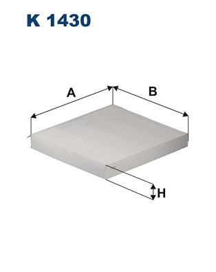 Filtru, aer habitaclu K 1430 FILTRON