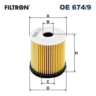 Filtru ulei OE 674/9 FILTRON