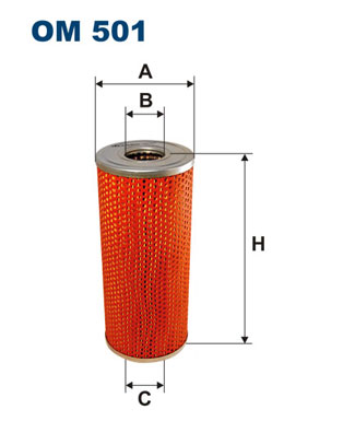 Filtru ulei OM 501 FILTRON