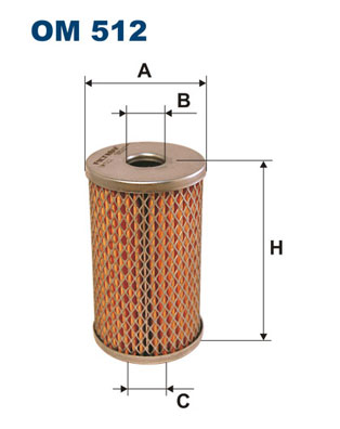 Filtru hidraulic, sistem directie OM 512 FILTRON