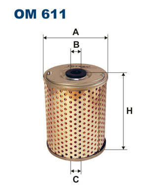 Filtru hidraulic, sistem directie OM 611 FILTRON