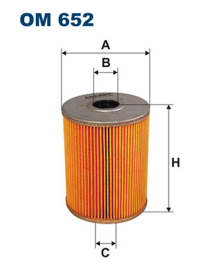 Filtru ulei OM 652 FILTRON