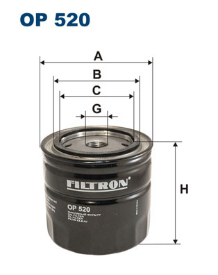 Filtru ulei OP 520 FILTRON