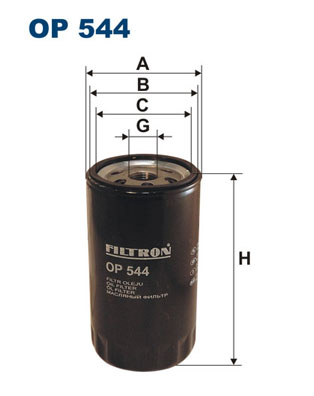 Filtru ulei OP 544 FILTRON