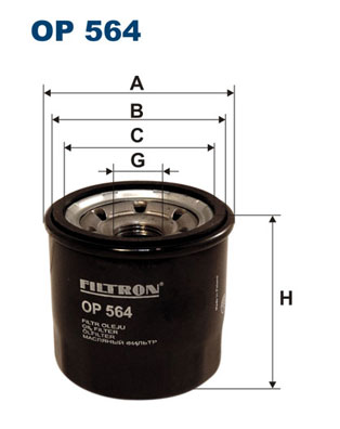 Filtru ulei OP 564 FILTRON