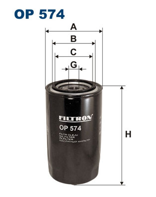 Filtru ulei OP 574 FILTRON