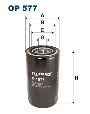 Filtru ulei OP 577 FILTRON