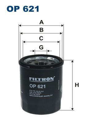 Filtru ulei OP 621 FILTRON