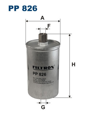 Filtru combustibil PP 826 FILTRON