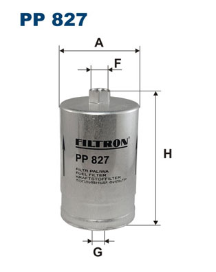 Filtru combustibil PP 827 FILTRON