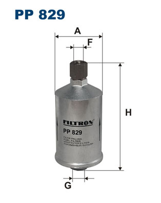 Filtru combustibil PP 829 FILTRON