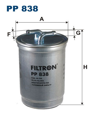 Filtru combustibil PP 838 FILTRON