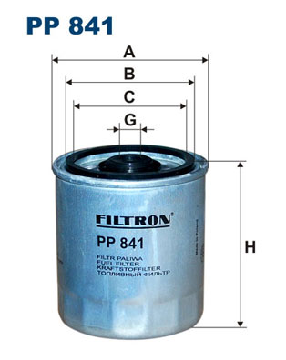 Filtru combustibil PP 841 FILTRON