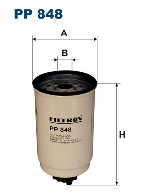 Filtru combustibil PP 848 FILTRON