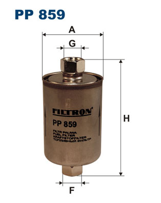 Filtru combustibil PP 859 FILTRON