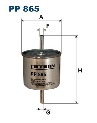 Filtru combustibil PP 865 FILTRON
