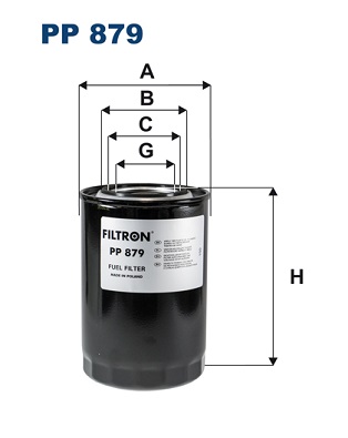 Filtru combustibil PP 879 FILTRON