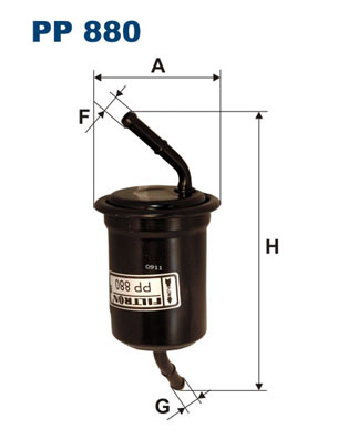 Filtru combustibil PP 880 FILTRON
