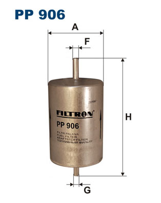 Filtru combustibil PP 906 FILTRON