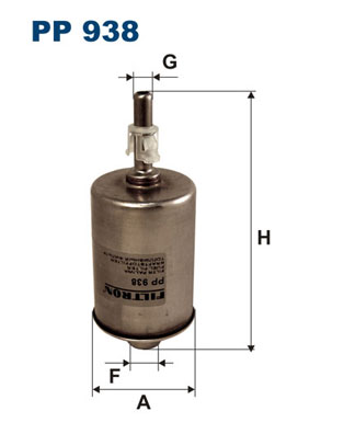 Filtru combustibil PP 938 FILTRON