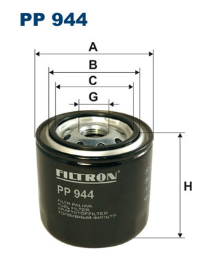 Filtru combustibil PP 944 FILTRON