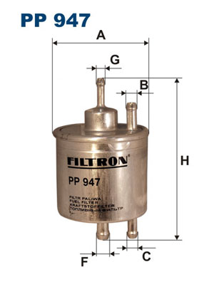 Filtru combustibil PP 947 FILTRON