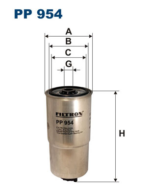 Filtru combustibil PP 954 FILTRON