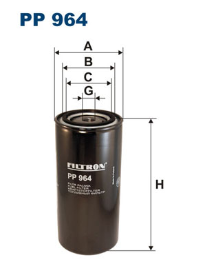 Filtru combustibil PP 964 FILTRON