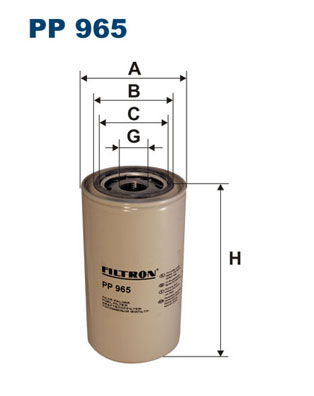 Filtru combustibil PP 965 FILTRON