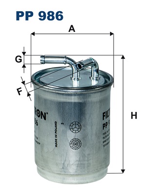 Filtru combustibil PP 986 FILTRON