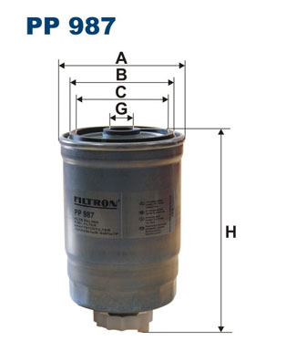 Filtru combustibil PP 987 FILTRON