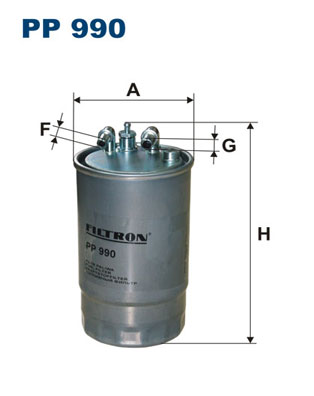 Filtru combustibil PP 990 FILTRON