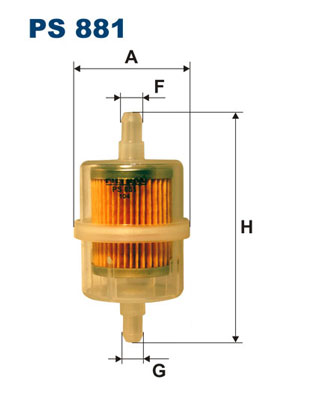 Filtru combustibil PS 881 FILTRON