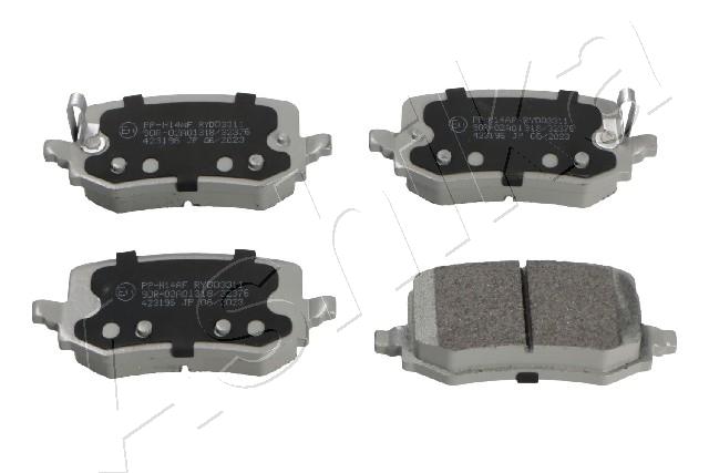 Set placute frana,frana disc 51-0H-H14 ASHIKA