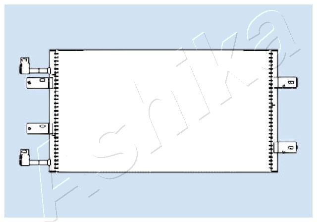 Condensator, climatizare CND093049 ASHIKA