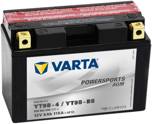 Baterie de pornire 509902008A514 VARTA 8Ah 12V