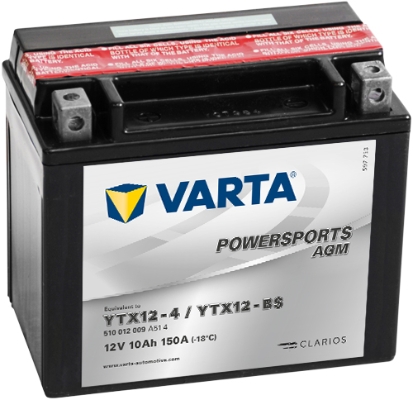 Baterie de pornire 510012009A514 VARTA 10Ah 12V
