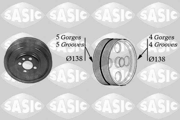 Fulie curea, arbore cotit 2156001 SASIC