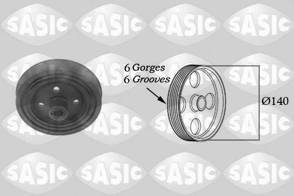 Fulie curea, arbore cotit 2156005 SASIC