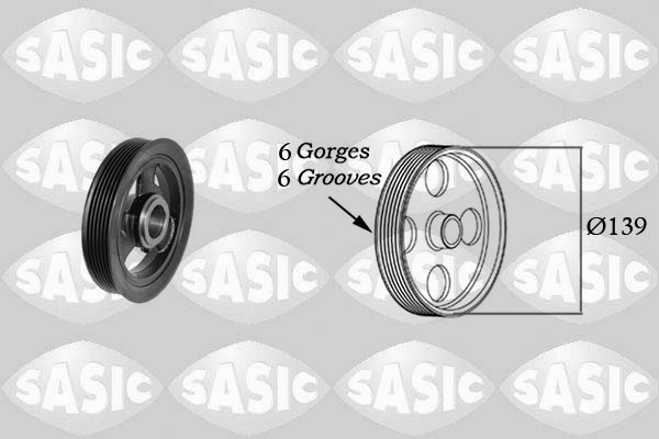 Fulie curea, arbore cotit 2156064 SASIC