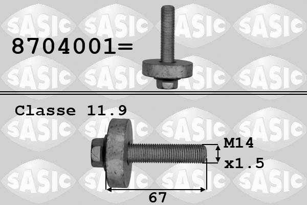 Surub fulie 8704001 SASIC