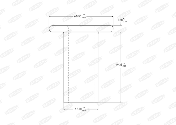 Nit, material frictiune saboti frana 93038 BERAL