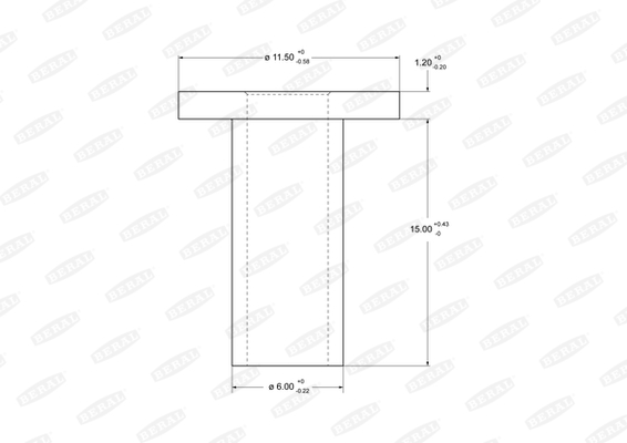 Nit, material frictiune saboti frana 93049 BERAL