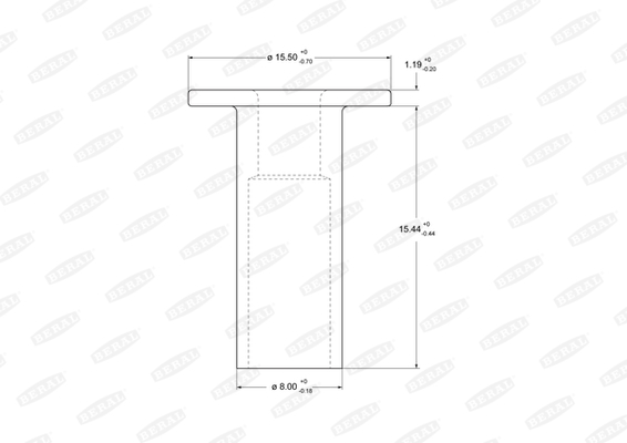 Nit, material frictiune saboti frana 93058 BERAL