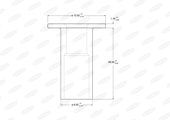 Nit, material frictiune saboti frana 93060 BERAL