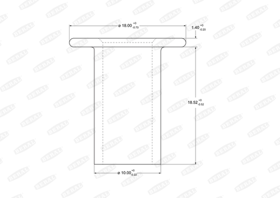 Nit, material frictiune saboti frana 93067 BERAL